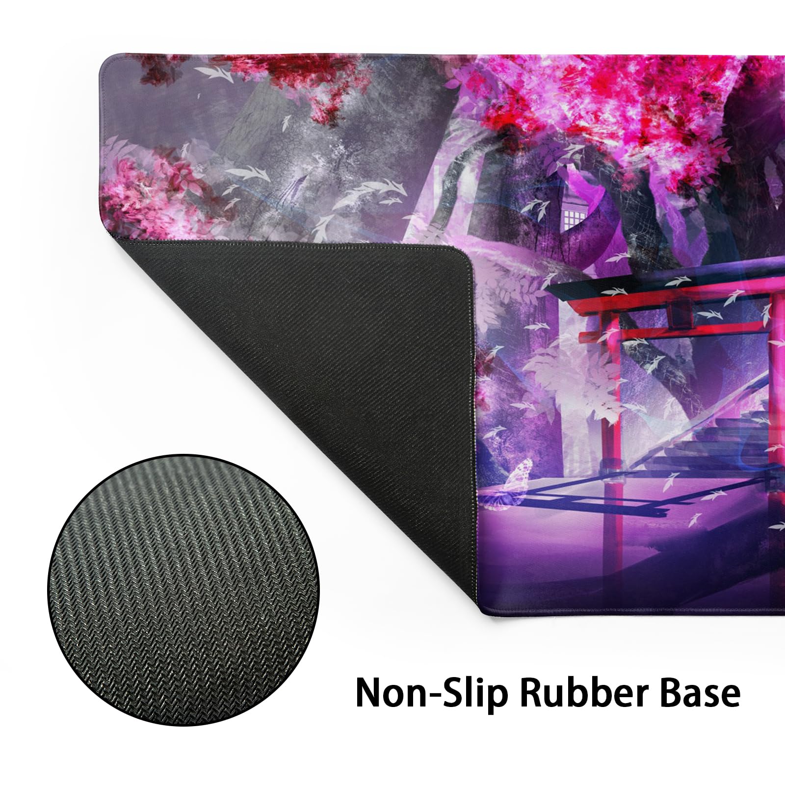 Cherry Blossom Gaming Mouse Pad - Large Non-Slip Desk Mat for PC & Office Use