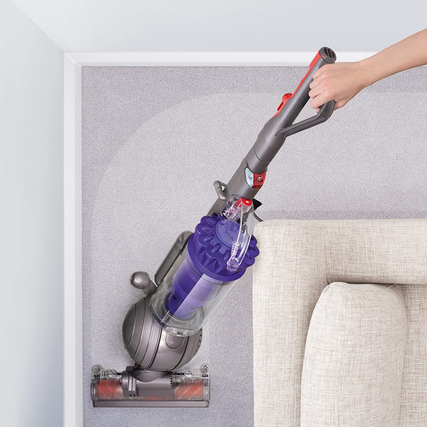 Dyson DC41 Animal Bagless Upright Vacuum Cleaner - Powerful Suction for Pet Hair, Allergies & Deep Cleaning - Perfect for Carpets, Hard Floors & Home Use