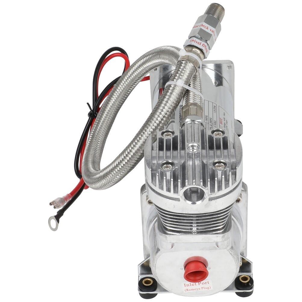 STAYTOP 12V 200 PSI Heavy Duty On-Board Air Compressor for Train Horns & Air Suspension - Perfect for Trucks, Jeeps & Off-Road Vehicles
