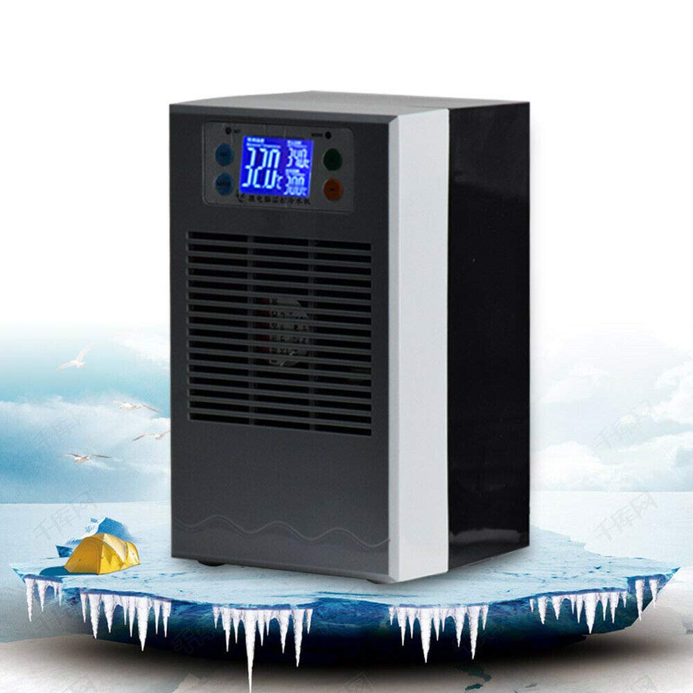 DYRABREST 35L 100W Aquarium Water Chiller - Fish Tank Thermostat Cooling System for Freshwater & Saltwater Tanks - Includes Water Pump | Perfect for Shrimp Tanks, Reef Aquariums & Hydroponics