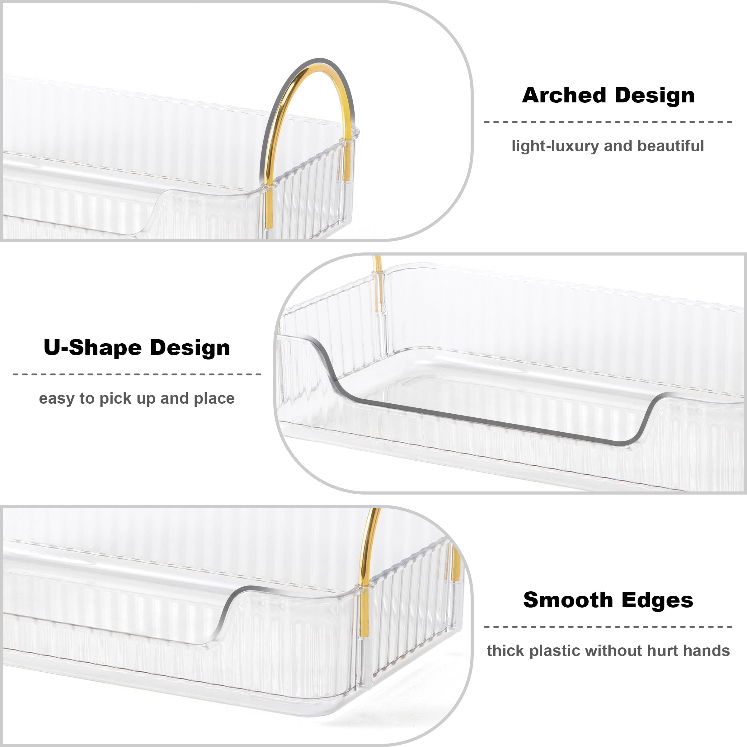 2-Tier White Bathroom Counter Organizer Shelf - Skincare & Makeup Holder for Cosmetics, Perfume, Lipstick - Perfect for Dresser, Vanity & Bathroom Countertop Storage