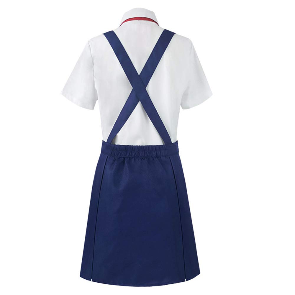 Bakemonogatari Mayoi Hachikuji Anime Cosplay Costume - Japanese School Uniform Outfit for Halloween Party, Anime Conventions & Roleplay Events
