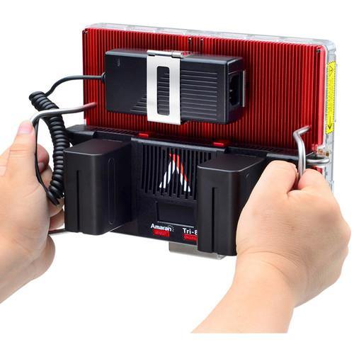 Aputure Amaran Tri 8s Daylight LED Spot Light with V-Mount Battery Plate & 2 F970 Battery Packs - Professional Video Lighting for Film, Photography, and Studio Production