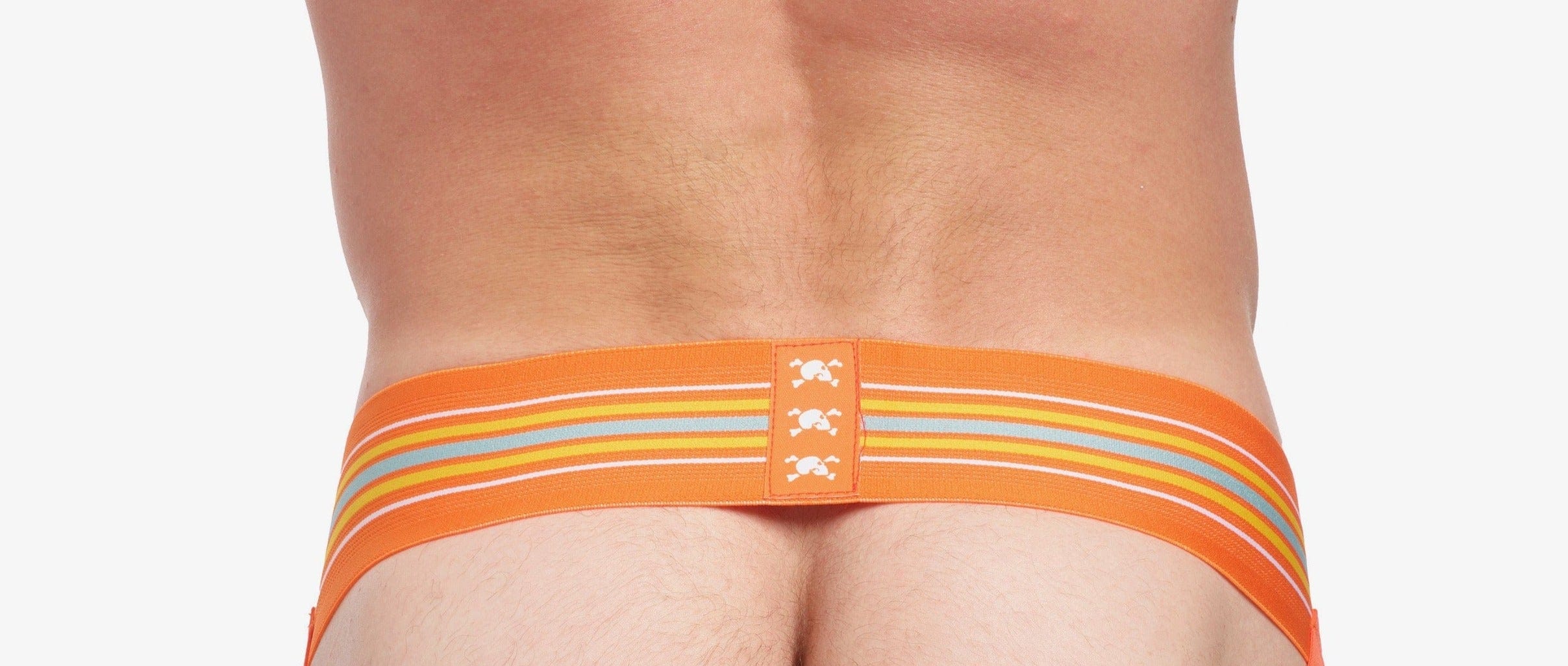 Locker Room Jock Orange - Premium Athletic Jockstrap for Men's Sports & Workout Support | Perfect for Gym, Running, Football & Basketball