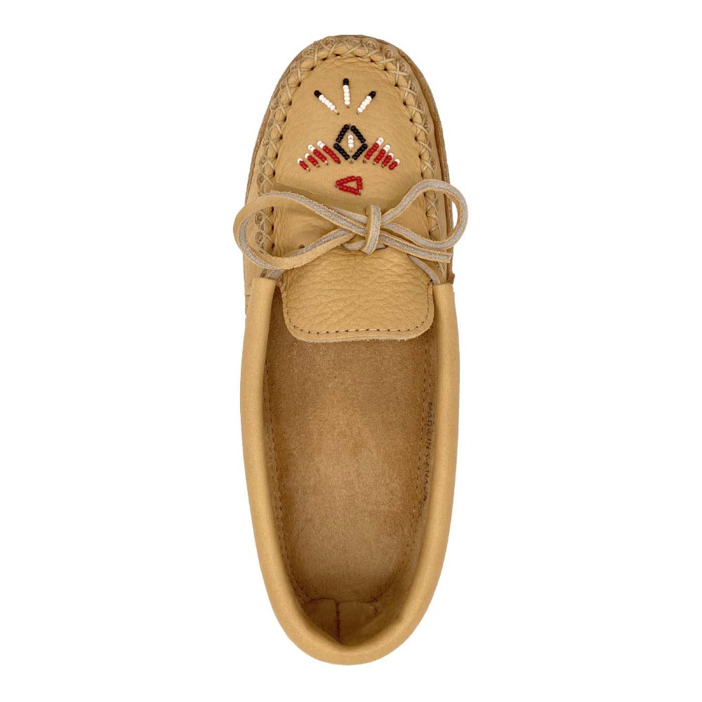 Women's Fringed Moose Hide Leather Earthing Moccasins - Soft & Comfortable Native American Style Shoes for Indoor/Outdoor Wear - Perfect for Yoga, Meditation & Relaxation at Home
