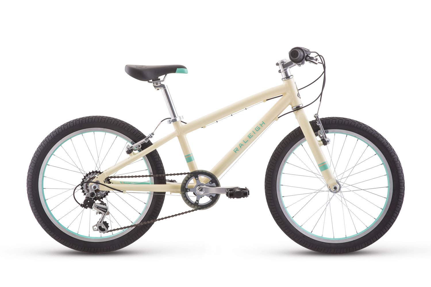 Raleigh Lily Kids Mountain Bike - 16 Inch, 20 Inch, 24 Inch Sizes - Lightweight Aluminum Frame with Training Wheels - Perfect for Boys & Girls Outdoor Adventures, Park Rides & Trail Biking