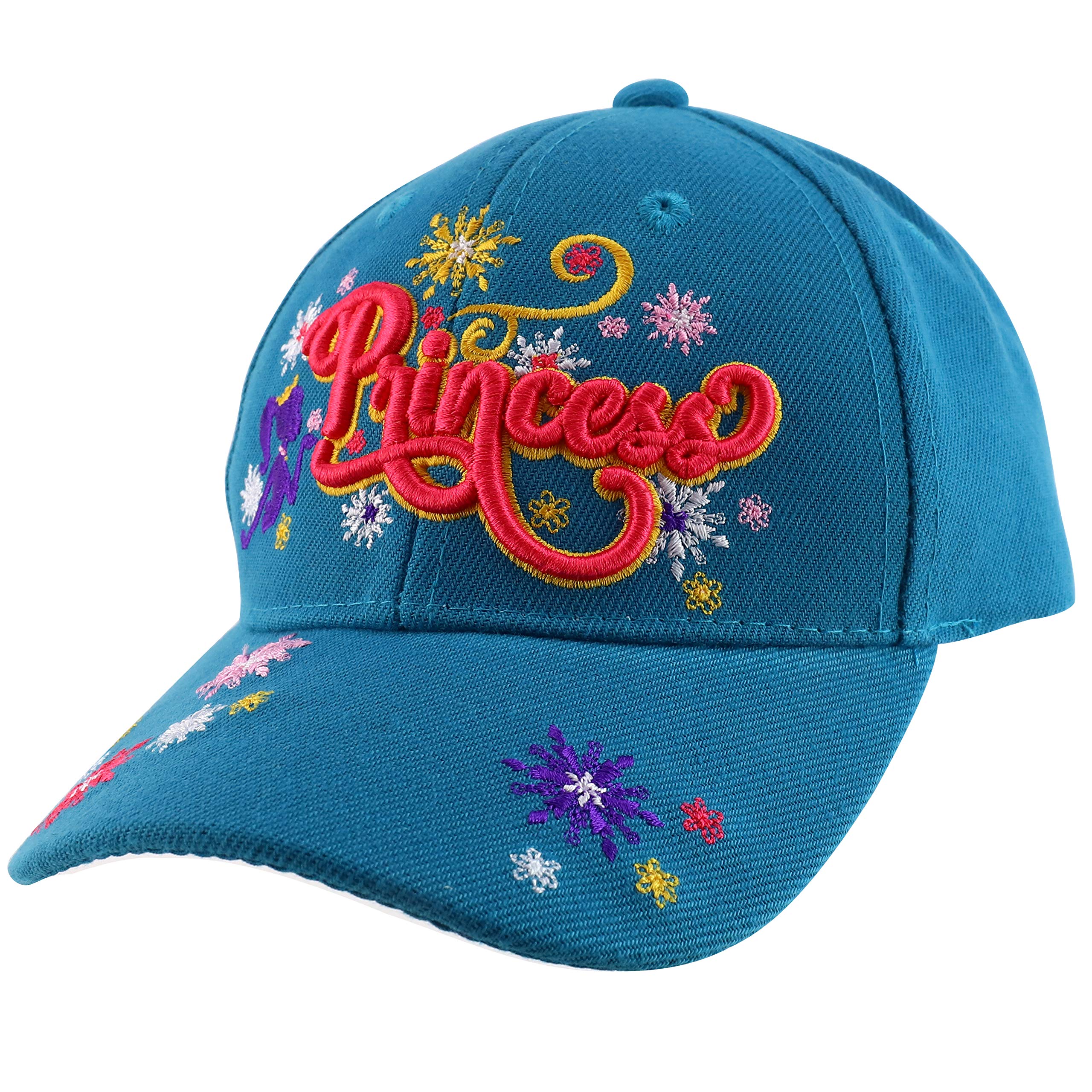 Trendy Magical Princess Embroidered Baseball Cap for Girls - Cute Kids Fashion Accessory for Birthday Parties, Dress-Up Play & Outdoor Activities