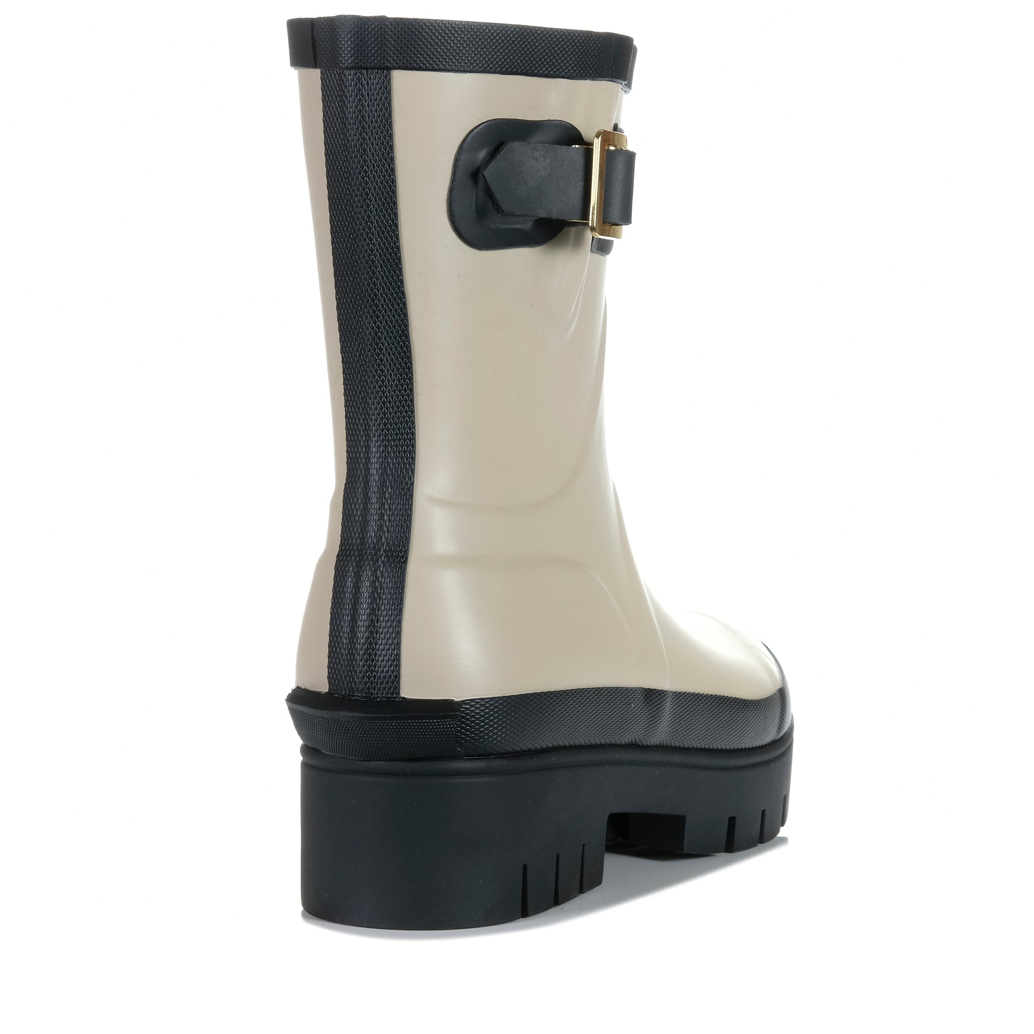 Barbour Raelynn Women's Waterproof Rain Boots - Light Sand/Black | Comfortable & Stylish for Outdoor, Gardening & Rainy Day Wear