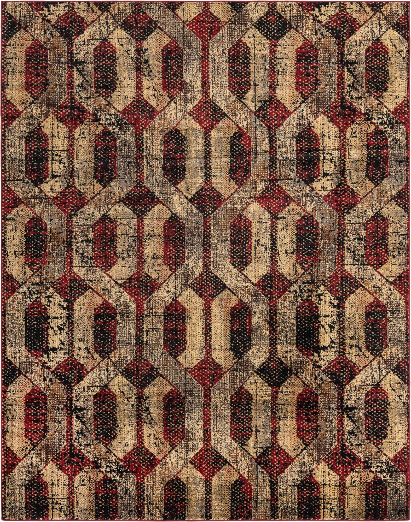 Unique Loom Saturn Collection Area Rug - Astra (7'10