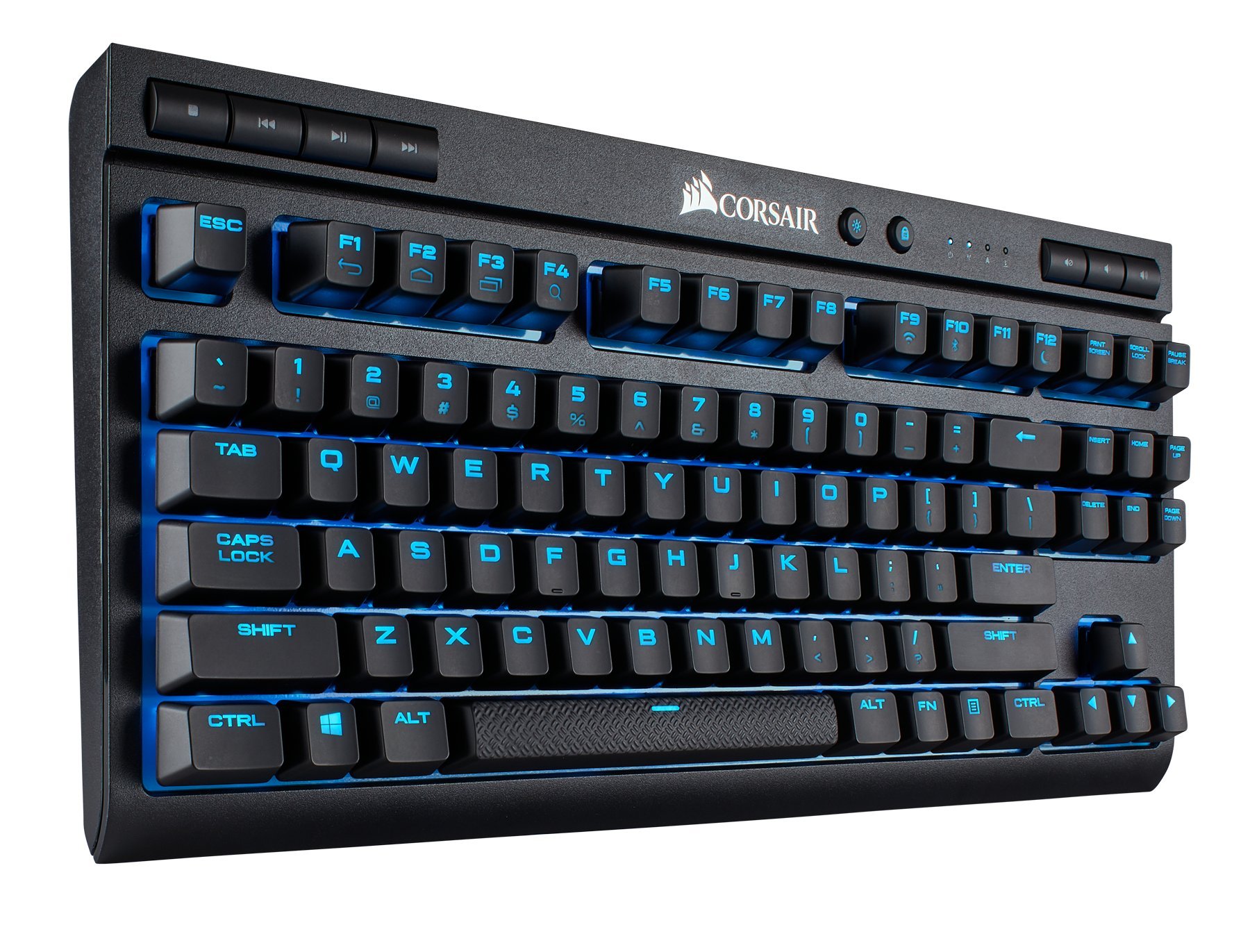 Corsair K63 Wireless Mechanical Gaming Keyboard - Cherry MX Red, Ice Blue LED for PC Gaming