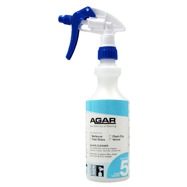 Fast-Acting Agar Glass Cleaner for Windows, Mirrors & Glass Surfaces - Streak-Free Shine for Home, Office & Car Use