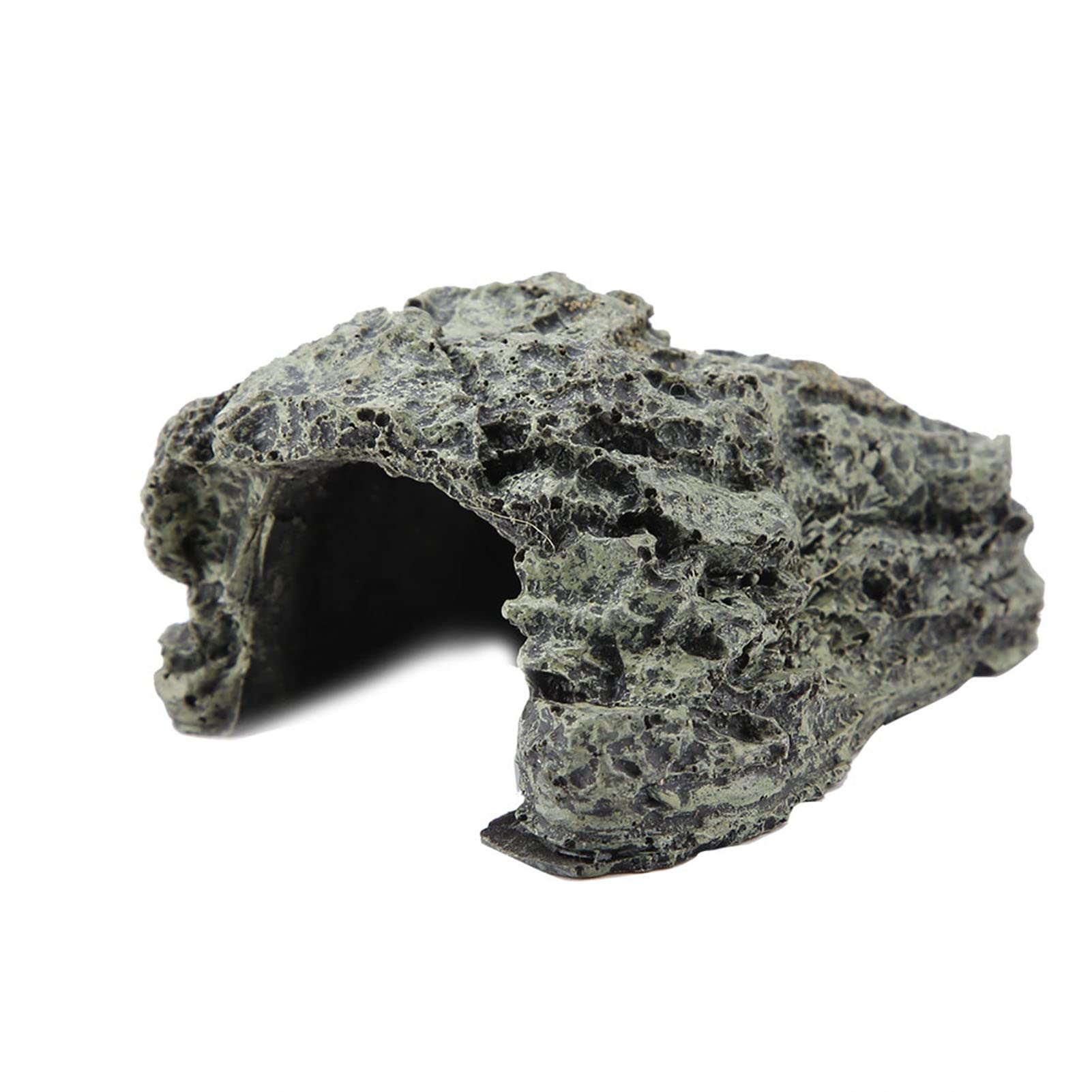 Yosoo Health Gear Fish Turtle Hiding Cave - Resin Basking Platform & Aquarium Habitat Decor for Small Lizards, Turtles, Amphibians and Fish - Perfect for Terrariums, Reptile Tanks and Aquatic Environments (B-025A)
