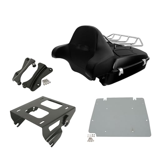 Black Solo Mount Rack Tour Pack Set Style #8
