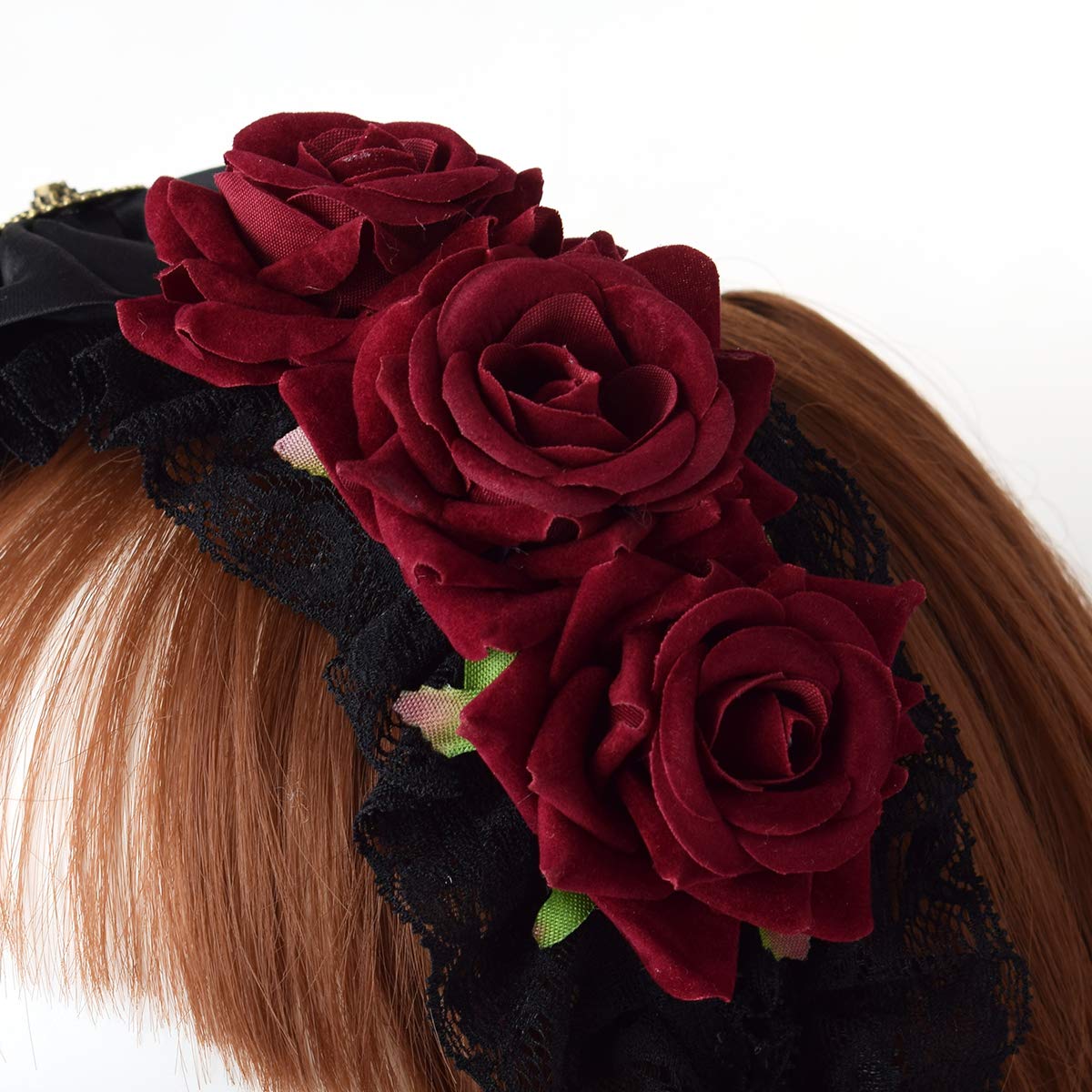 Steampunk Headband with Vintage Gears & Rose - Gothic Halloween Headpiece for Women - Perfect for Cosplay, Costume Parties & Themed Events