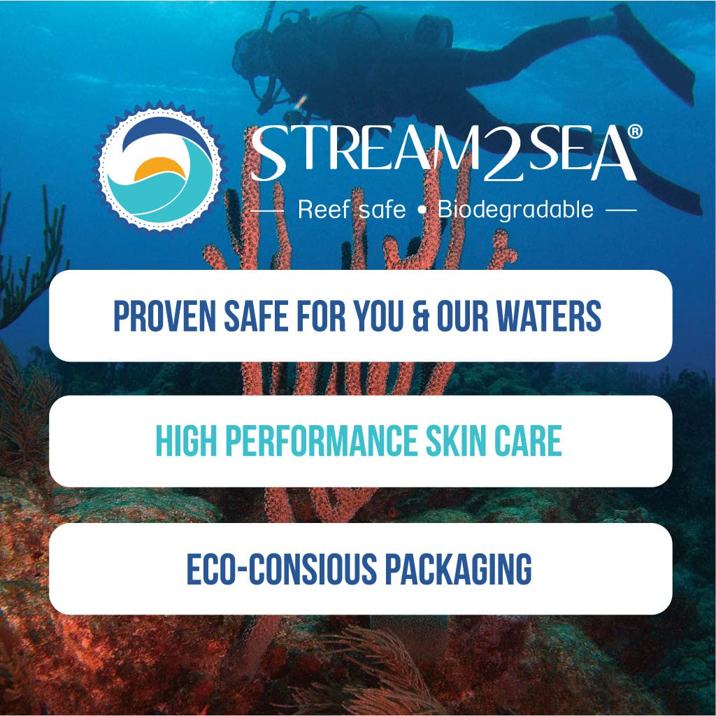 STREAM 2 SEA 3-in-1 Shampoo, Body Wash & Conditioner | Reef Safe, All Natural & Organic | Sulfate & Paraben Free | 32 oz | Perfect for Camping, Travel & Outdoor Adventures | Gentle Skin & Hair Care for Men & Women