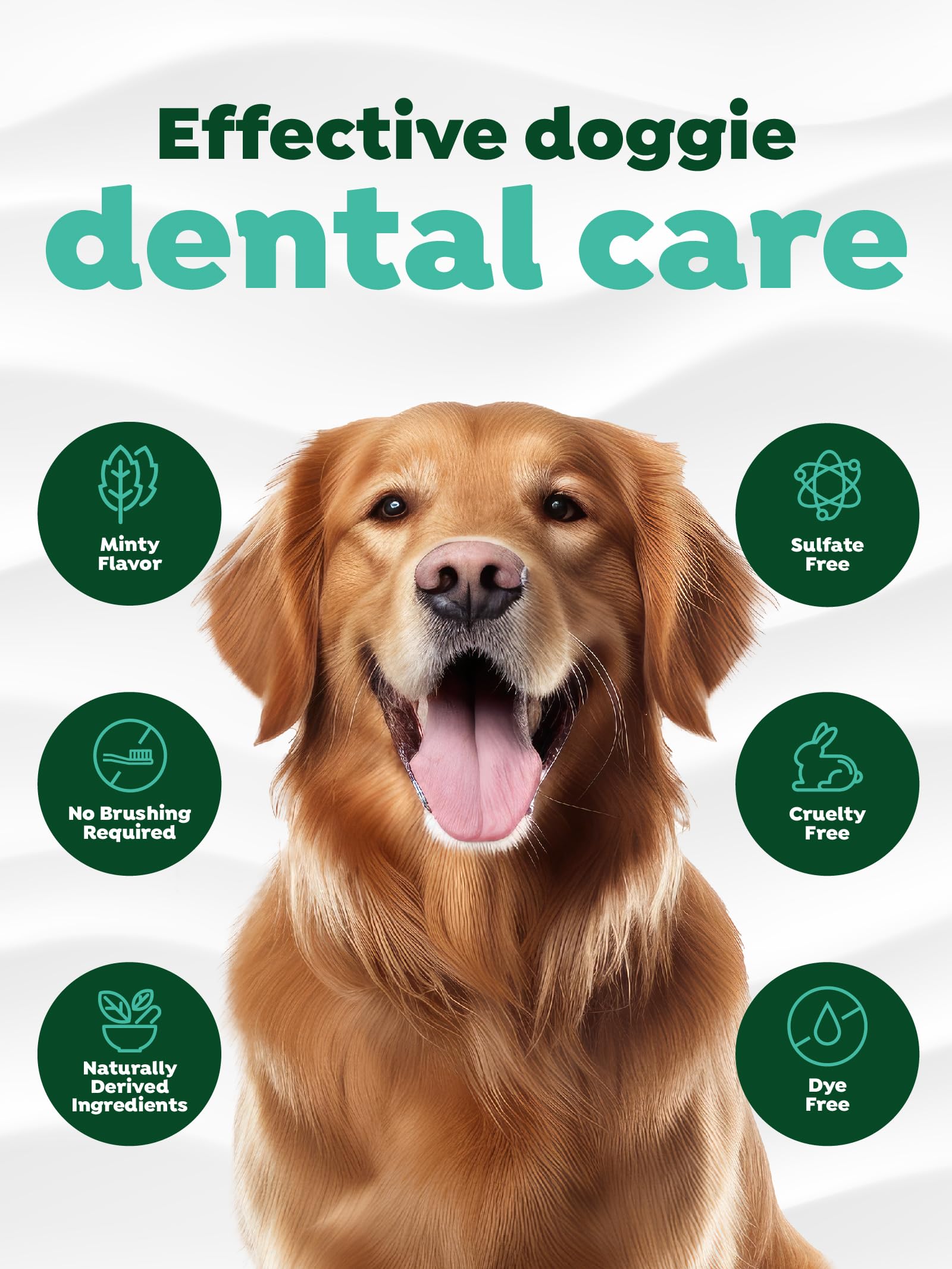 TropiClean Clean Teeth Gel for Dogs - Natural Dog Dental Care & Toothpaste | Freshens Breath & Fights Plaque | Made in USA | 2 oz | Perfect for Daily Oral Hygiene & At-Home Teeth Cleaning