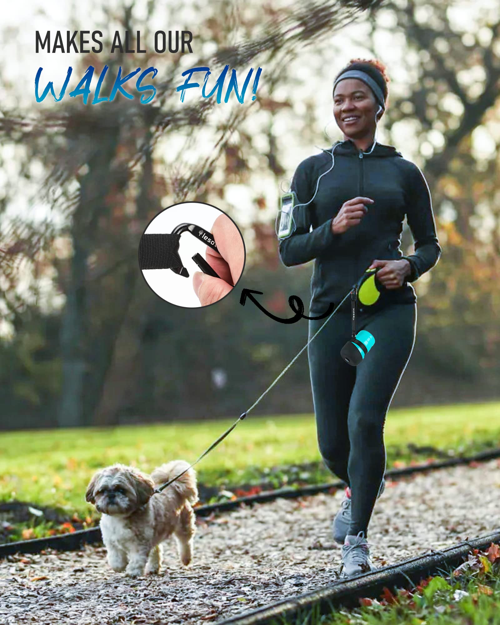 **Lesotc Dog Water Bottle - Portable Leak-Proof Pet Travel Water Dispenser with Bowl for Dogs | Essential Puppy Accessories for Outdoor Walking, Hiking, Camping & Travel**    *(Use Case: Keep your dog hydrated on the go during walks, hikes, camping trips, or road trips with this convenient and leak-proof water bottle!)*