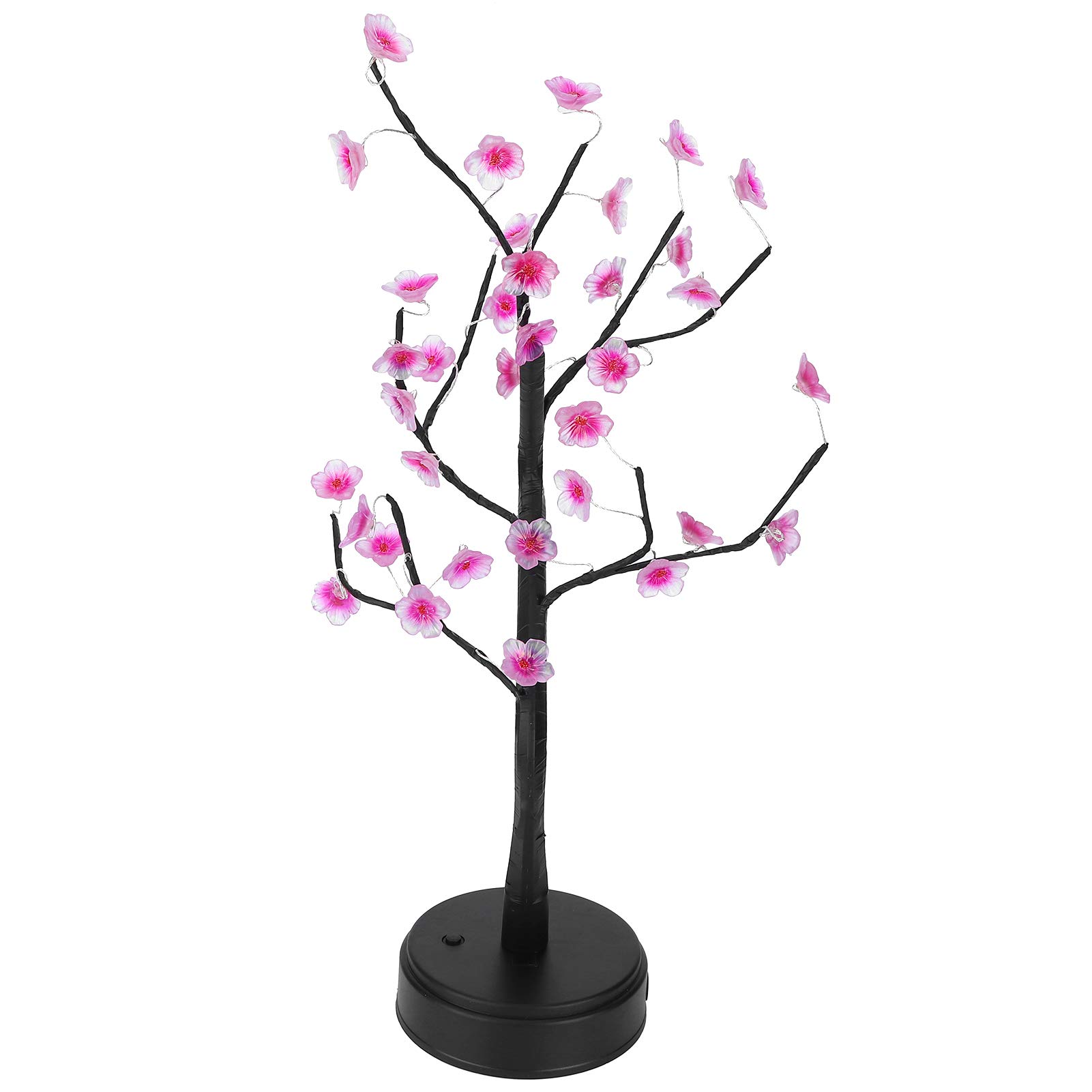 Hilitand Plum Flower Bonsai LED Tree Lamp - USB Powered Decorative Light with Energy Saving Bulbs, Perfect for Home, Office Desk, and Table Decor | Ideal for Living Room, Bedroom, and Gift Giving