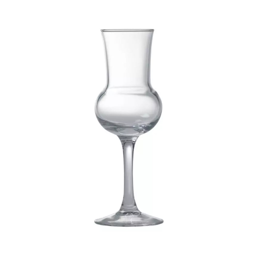 Arcoroc G1420 Arc Cardinal 3 Oz. Grappa Glass Set of 6 - Elegant Stemware for Brandy, Whiskey & Dessert Wines - Perfect for Home Bars, Restaurants & Gifts