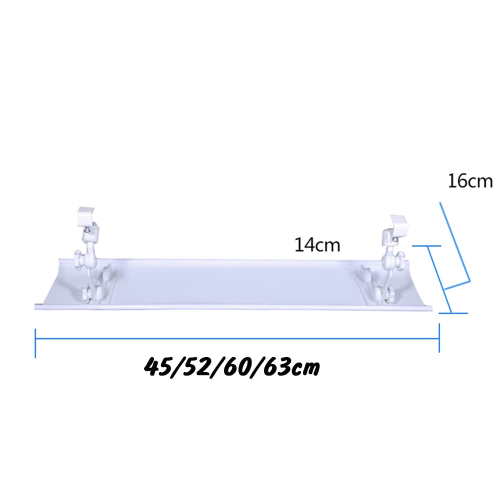 Adjustable Air Conditioning Deflector Baffle - Ceiling AC Vent Cover for Central Air, Anti-Direct Blow Wing Outlet Mask (Perfect for Bedrooms, Offices & Living Rooms)