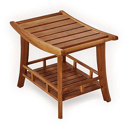 Shower Bench / Natural Brown