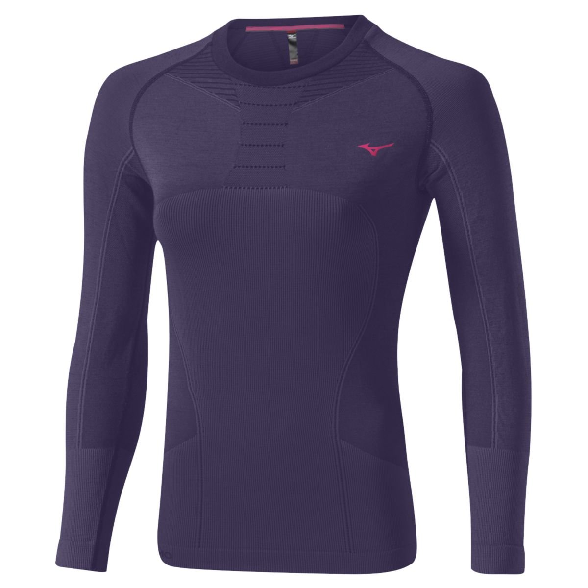Mizuno Men's Running BT Seamless Body Crew Shirt - Lightweight Moisture-Wicking Athletic Top for Jogging, Gym & Outdoor Workouts