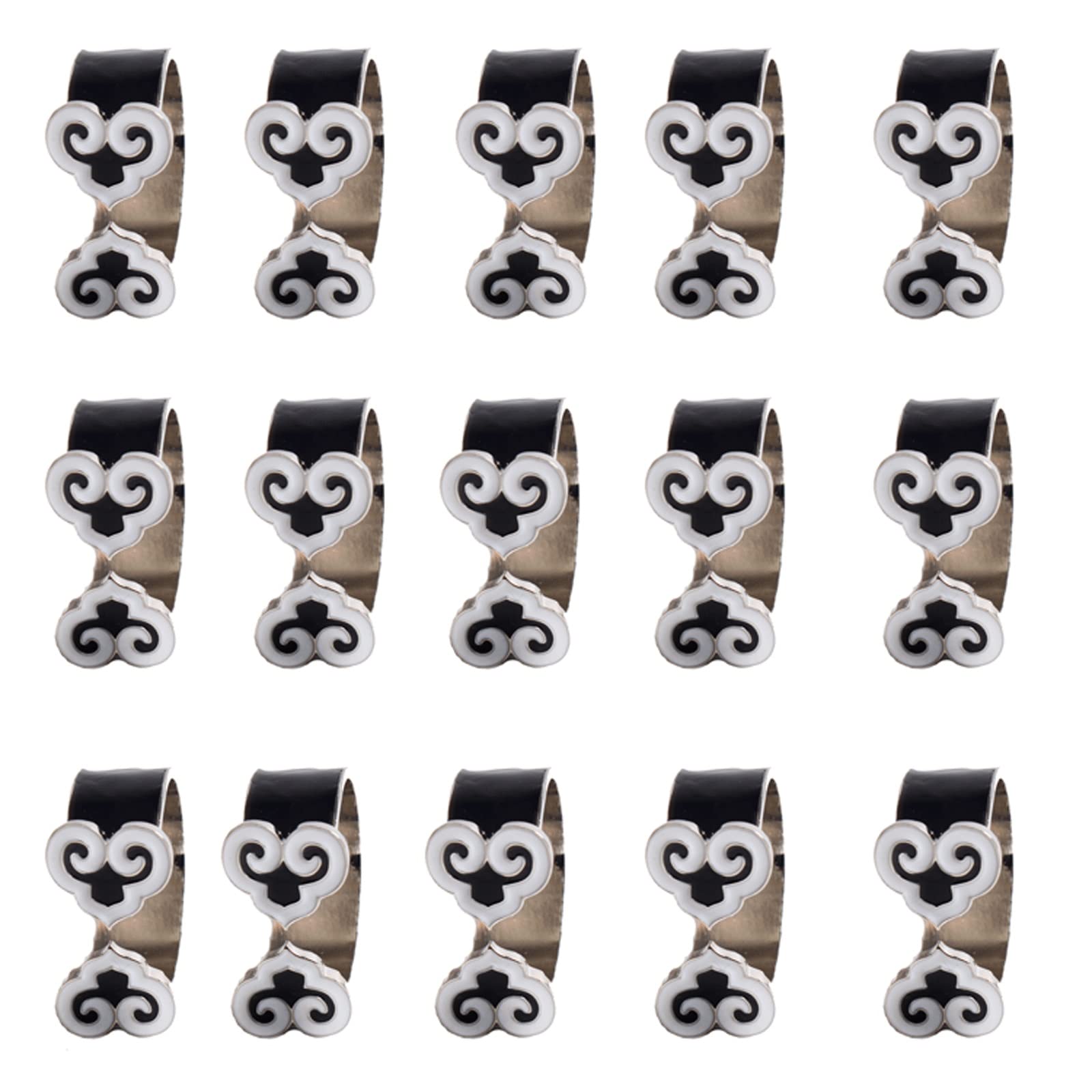 Elegant TBUDAR Napkin Rings Set - Serviette Buckle & Holder for Holiday, Wedding, Birthday Party - Premium Dining Table Decoration for Anniversary & Special Occasions - Perfect for Formal Dinners, Romantic Dates & Festive Celebrations