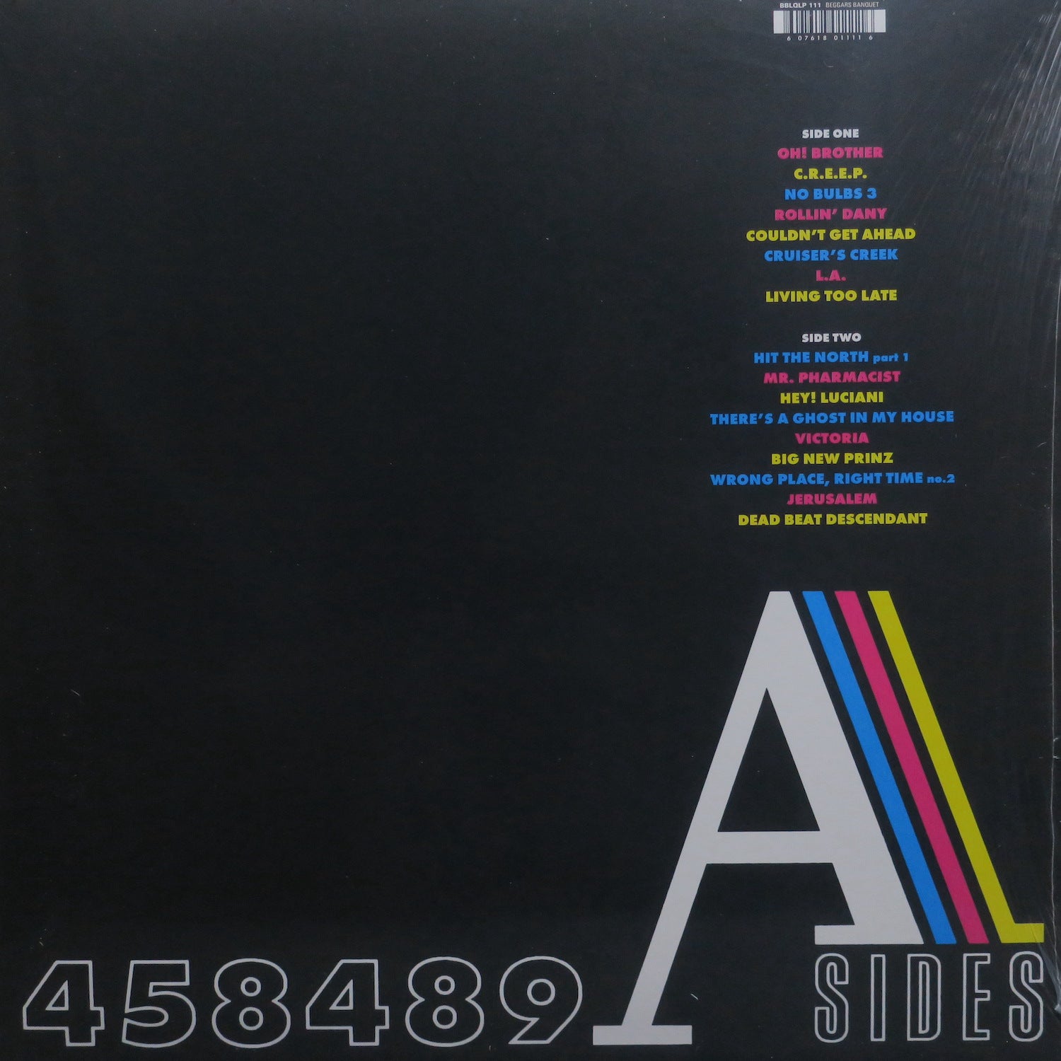 FALL '458489 A Sides' WHITE Vinyl LP - Limited Edition Collector's Record for Music Enthusiasts & Home Decor