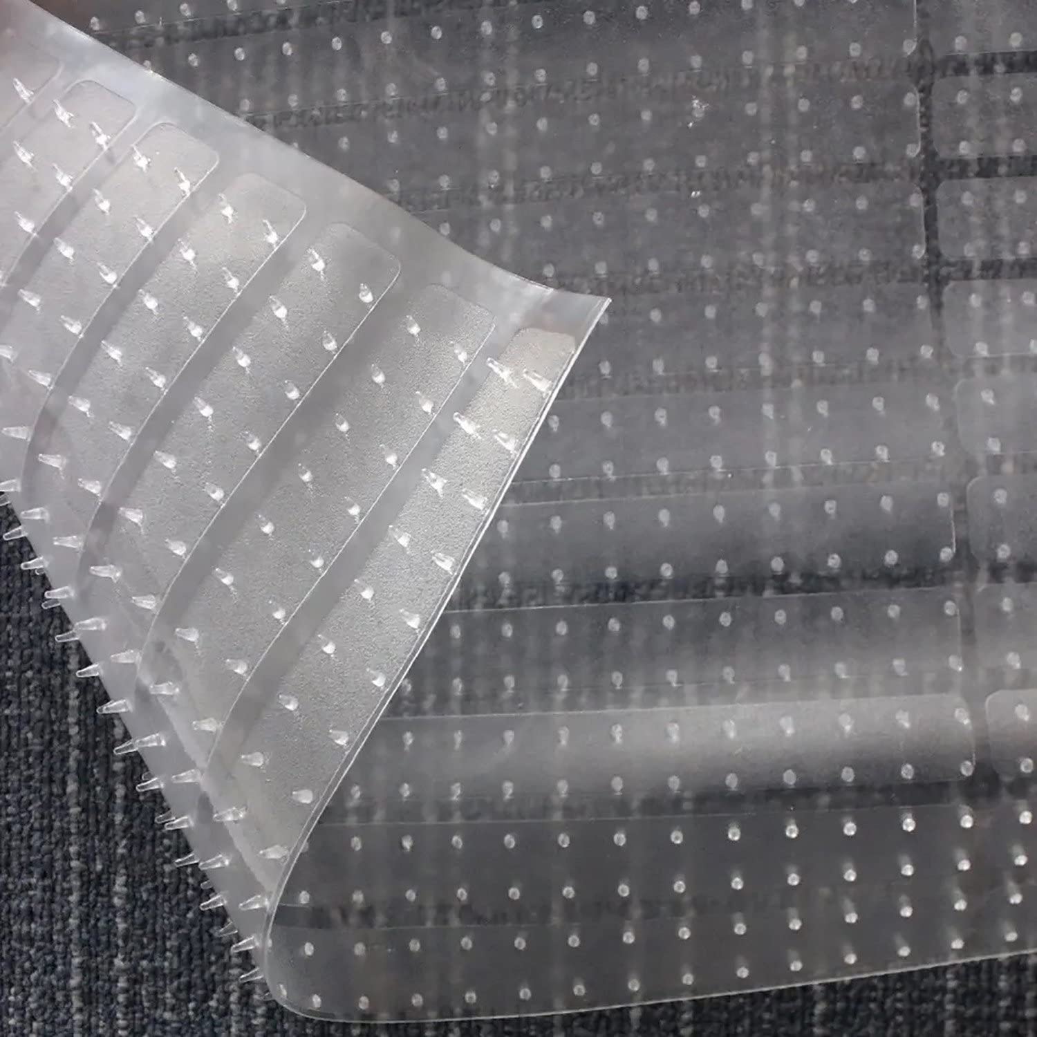 Premium Clear Vinyl PVC Ribbed Floor Runner Protector - 27