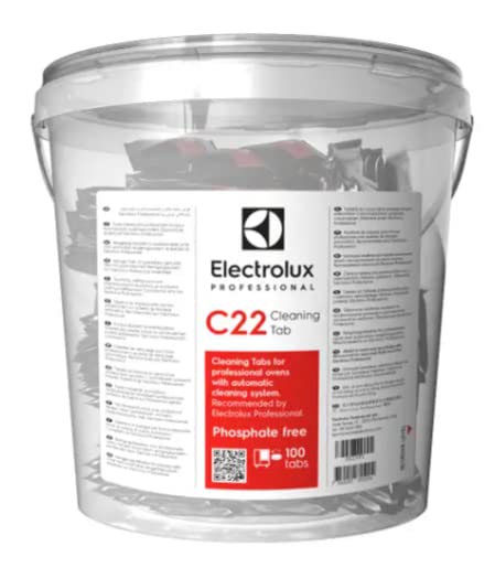 Electrolux Professional C22 Cleaning Tablet - 100 Count | Dishwasher Detergent for Commercial Kitchens & Restaurants
