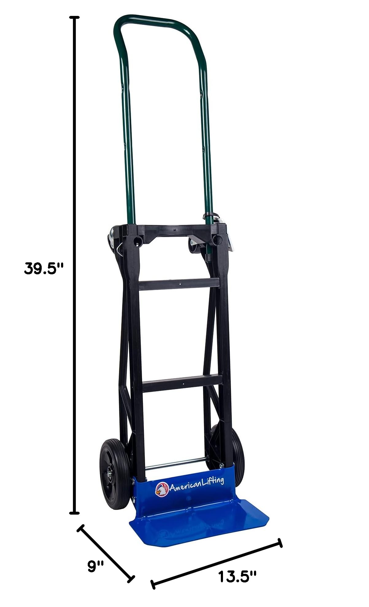 400 lb Capacity Ultra Lightweight Super Strong Nylon Convertible Hand Truck & Dolly - Heavy Duty Moving Cart for Home, Office, Warehouse & Delivery Use