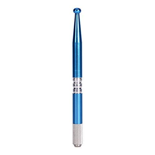 3Pcs Professional Microblading Eyebrow Pen - Manual Tattoo Blade Holder for Precise Eyebrow Embroidery (Blue) | Perfect for Salon, Spa & Home Use by Beauty Professionals