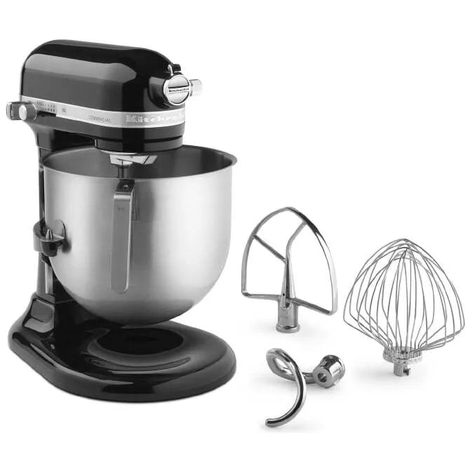 KitchenAid Commercial 8 Quart Stand Mixer - Onyx Black | Professional Heavy-Duty Baking Mixer for Dough, Cookies & Cakes | Perfect for Home Bakers & Commercial Kitchens