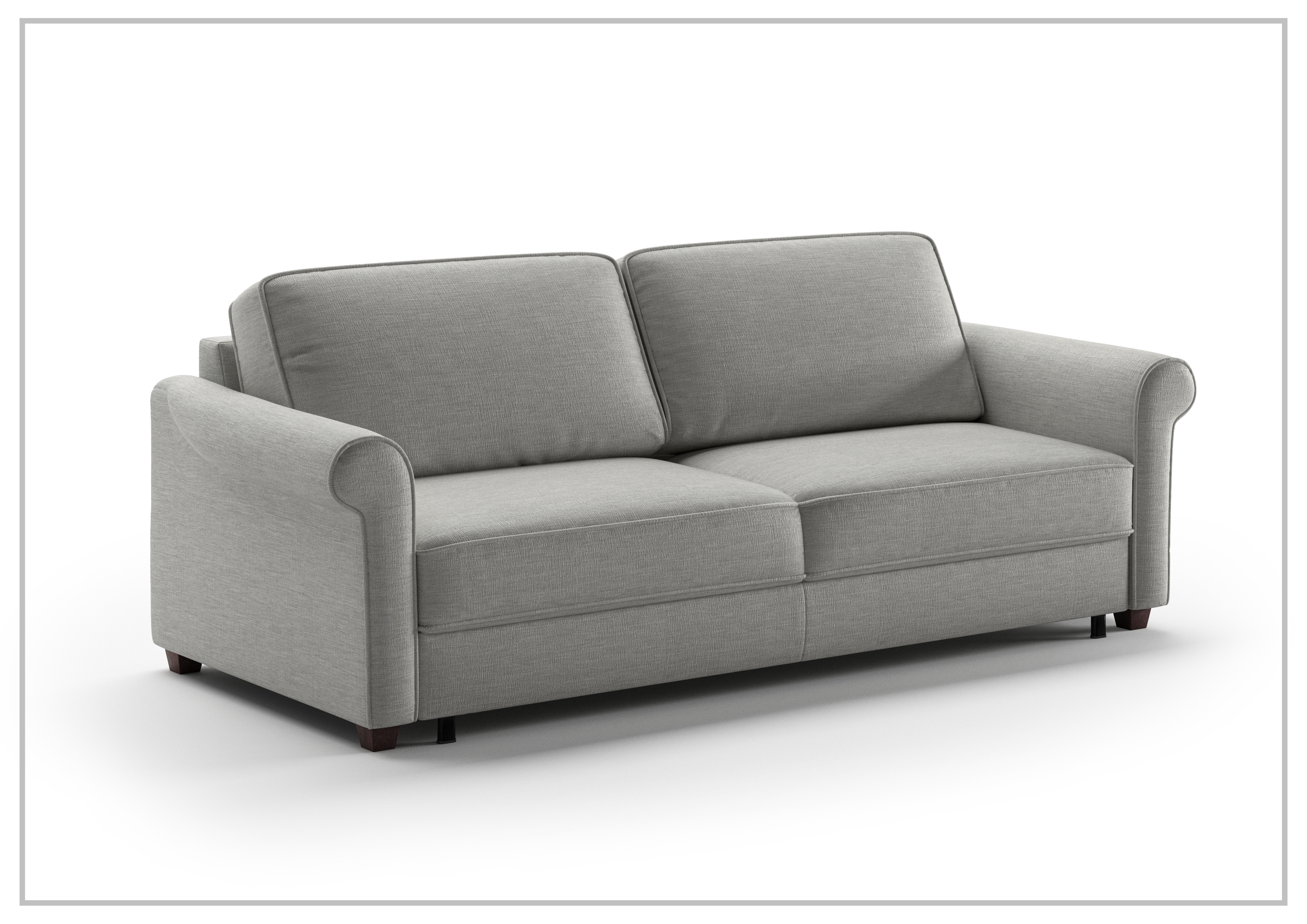Luonto Charleston Fabric King Sleeper Sofa - Gray Goose Color | Convertible Sofa Bed for Living Room, Guest Room & Small Spaces