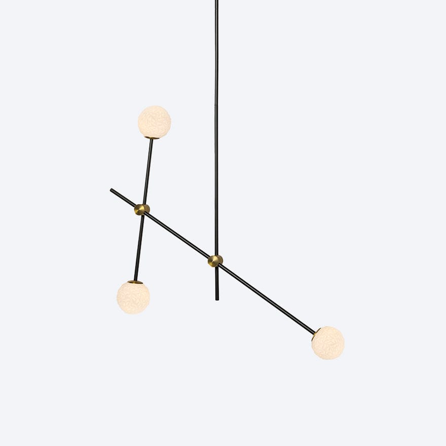 APENERA 3-Pack Modern Pendant Lights - Sleek Hanging Fixtures for Kitchen Island, Dining Room & Bedroom Lighting - Dimmable LED Chandelier for Home Decor