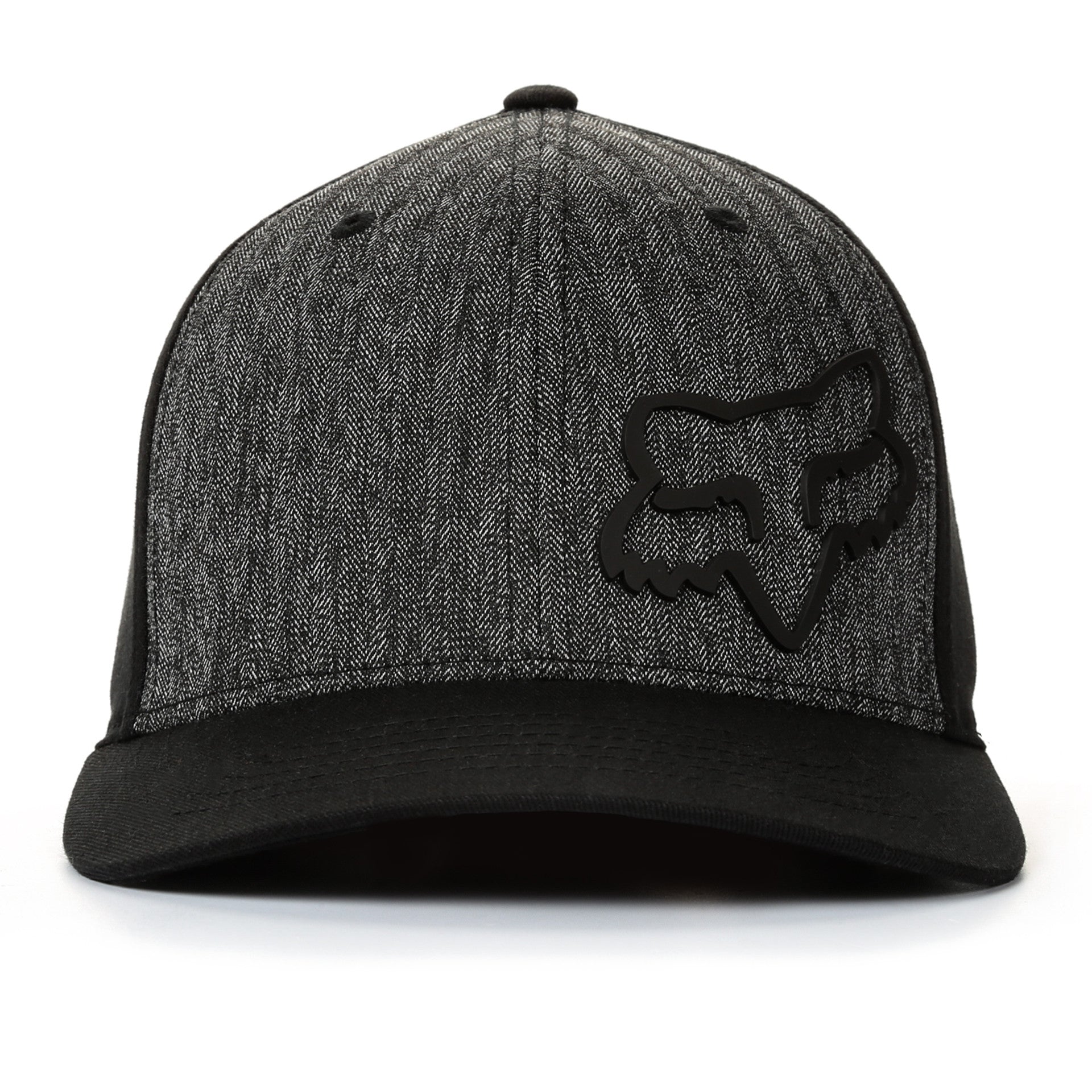 Fox Forty Five 110 Snapback Hat - Black/Black Adjustable Baseball Cap for Men & Women - Perfect for Sports, Casual Wear & Street Fashion