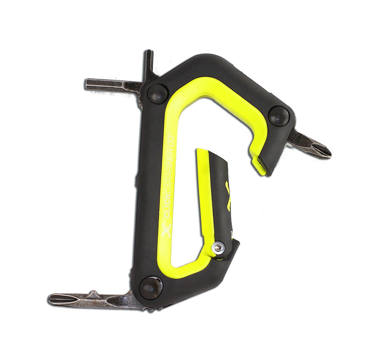 Neon Yellow Snowboard Carabiner Tool - Durable Multi-Functional Clip for Snowboarding Gear & Outdoor Adventures