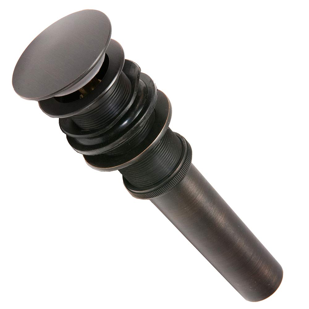 Premier Copper Products D-208ORB 1.5-Inch Non-Overflow Pop-Up Bathroom Sink Drain in Oil Rubbed Bronze - Perfect for Bathroom Vanities, Vessel Sinks & Modern Home Decor