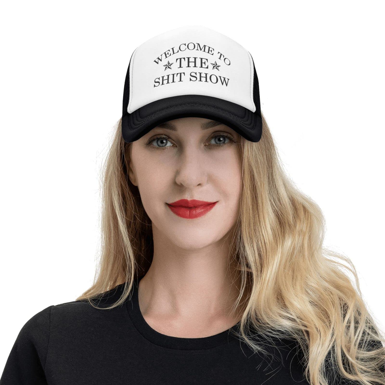 Funny 'Welcome to The Shit Show' Embroidered Dad Hat for Women - Trendy Baseball Cap for Casual Outfits & Bad Days
