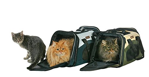 The One Bag Small Pet Carrier for Cats & Dogs - Lightweight & Airline Approved Travel Carrier in Olive Green - Perfect for Air Travel, Vet Visits & Outdoor Adventures