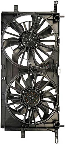APDTY 731087 Dual Radiator & AC Condenser Cooling Fan Assembly Replacement for Select Vehicles - High Performance Cooling System Upgrade for Summer Driving & Off-Road Use