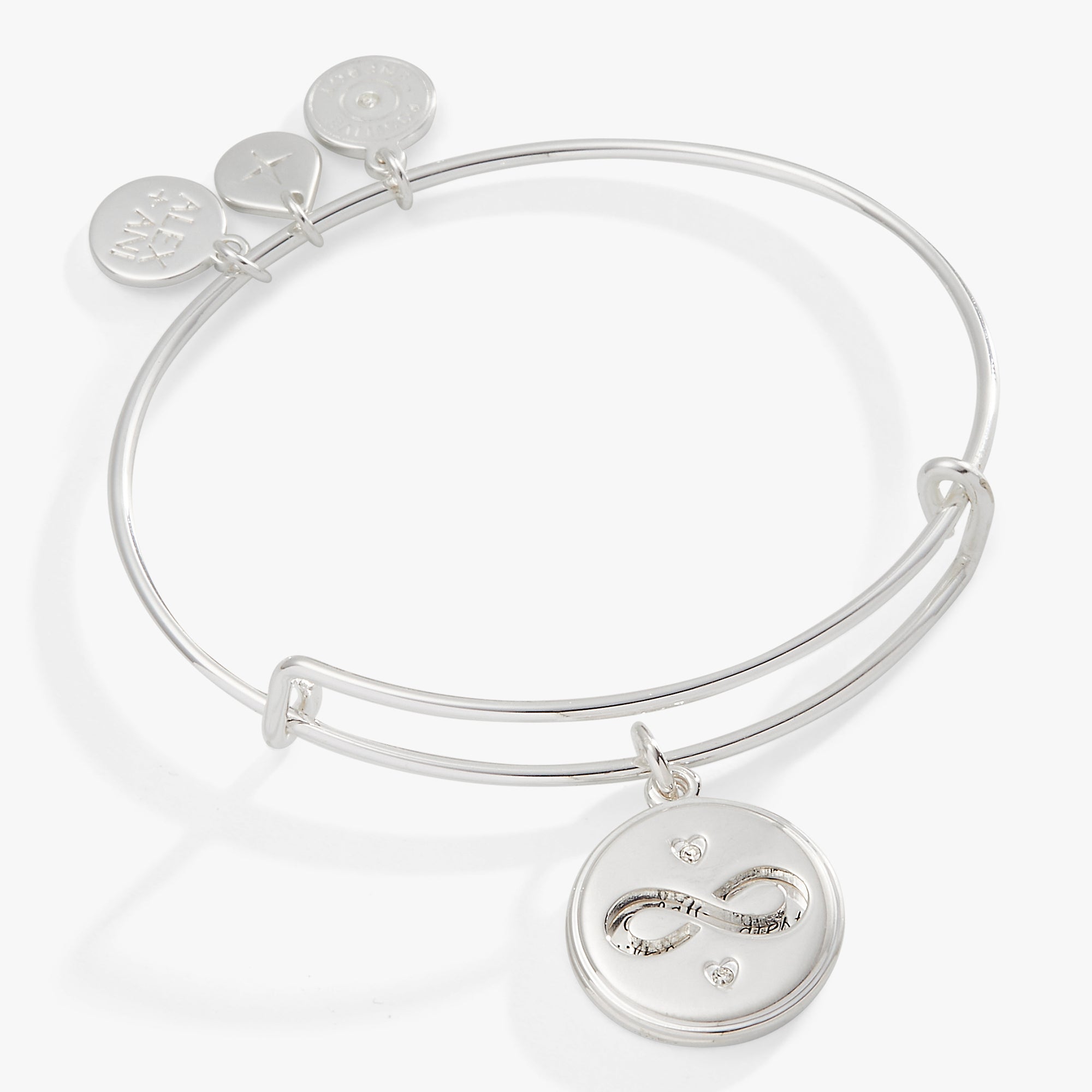 Hidden Message Infinity Affirmation Bangle - Inspirational Jewelry for Women, Motivational Bracelet with Secret Engraving - Perfect for Daily Wear, Gifts & Self-Empowerment