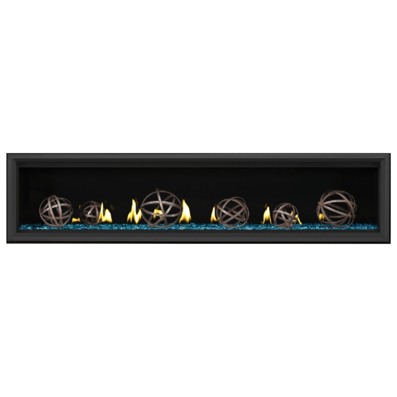 Napoleon Vector 74 Linear Direct Vent Gas Fireplace - LV74N | Modern Home Heating Solution for Living Rooms & Patios