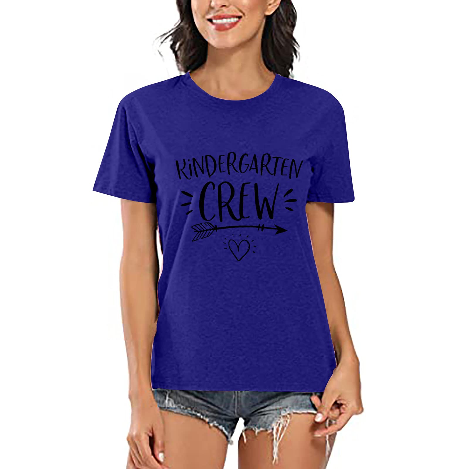 Funny Teacher T-Shirts for Women - Short Sleeve Graphic Tee for Teacher Appreciation Day | Cute Casual Novelty Top for Classroom, Gifts & Everyday Wear