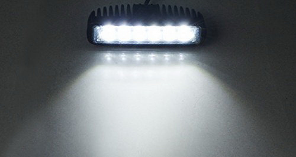 Universal 18W Osram LED Light Bar - DRL Driving Lights, Rear Fog Lights & Backup Lights for Cars, Trucks, SUVs - Perfect for Night Driving, Off-Road Adventures & Enhanced Vehicle Safety