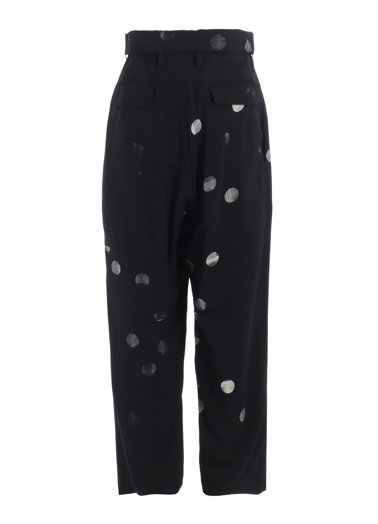 High Waist Gabardine Dot Pants for Women - Stylish and Comfortable Office Wear & Casual Outfits