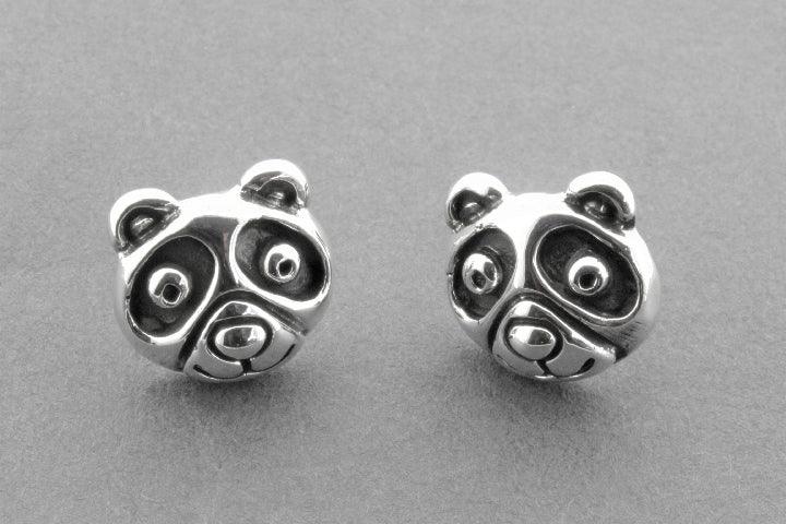 Sterling Silver Panda Stud Earrings - Cute Animal Jewelry for Women & Girls - Perfect for Casual Wear, Gifts & Everyday Fashion