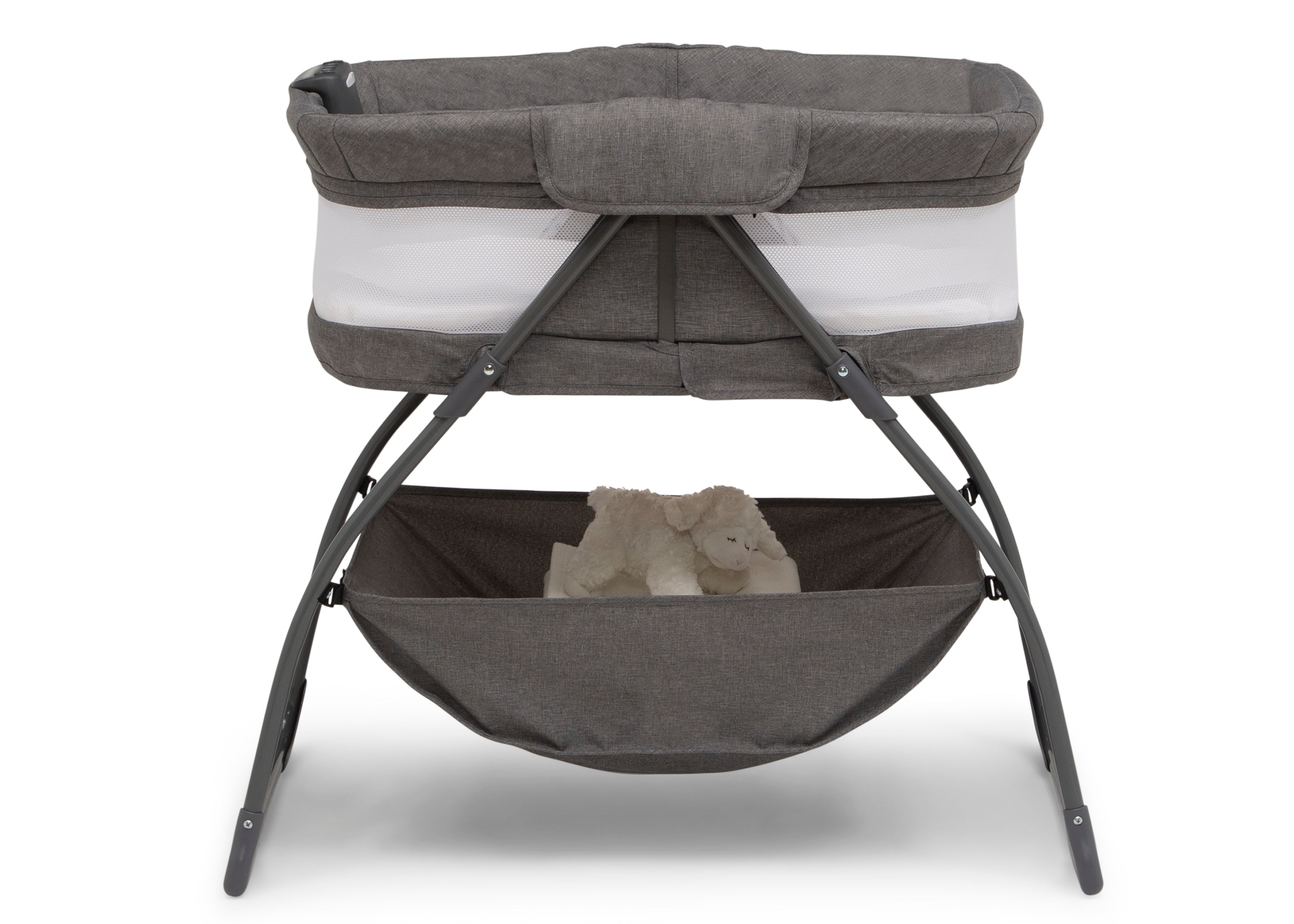 TravelMate Compact Fold Bassinet - Portable Baby Crib for Travel & Home Use | Lightweight, Easy Setup | Perfect for Nursery, Bedroom & On-the-Go Parenting
