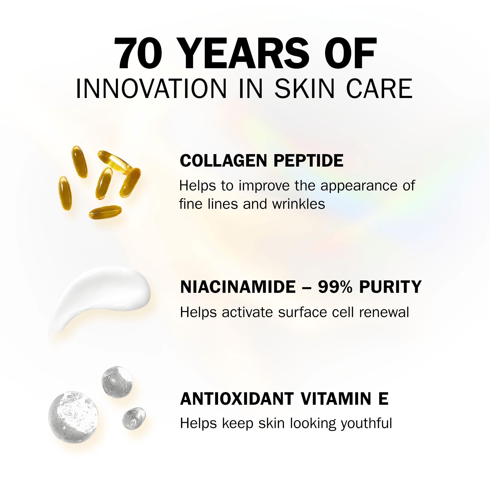 Olay Collagen Peptide Face Serum with Niacinamide 99% & Vitamin E – Anti-Aging Skincare for Strengthening, Restoring & Hydrating Skin – 40ml – Perfect for Daily Skincare Routine & Nighttime Regimen