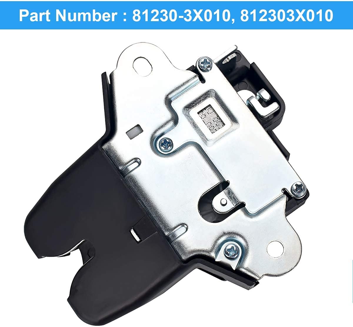 SYERAL Power Tailgate Lock Actuator & Trunk Lid Latch Lock Assembly 81230-3X010 - Compatible with 2011-2016 Hyundai Elantra | Secure Vehicle Access & Anti-Theft Protection for Parking & Travel Scenarios